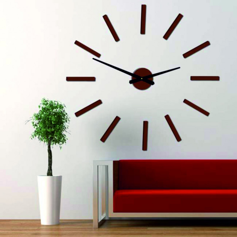 Ceas de perete modern din plexiglas 2D MIRROR