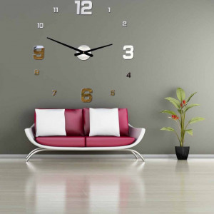 Ceasuri colorate pentru interiorul tău. Ceas de perete modern JOLYI FOX Plexi 2