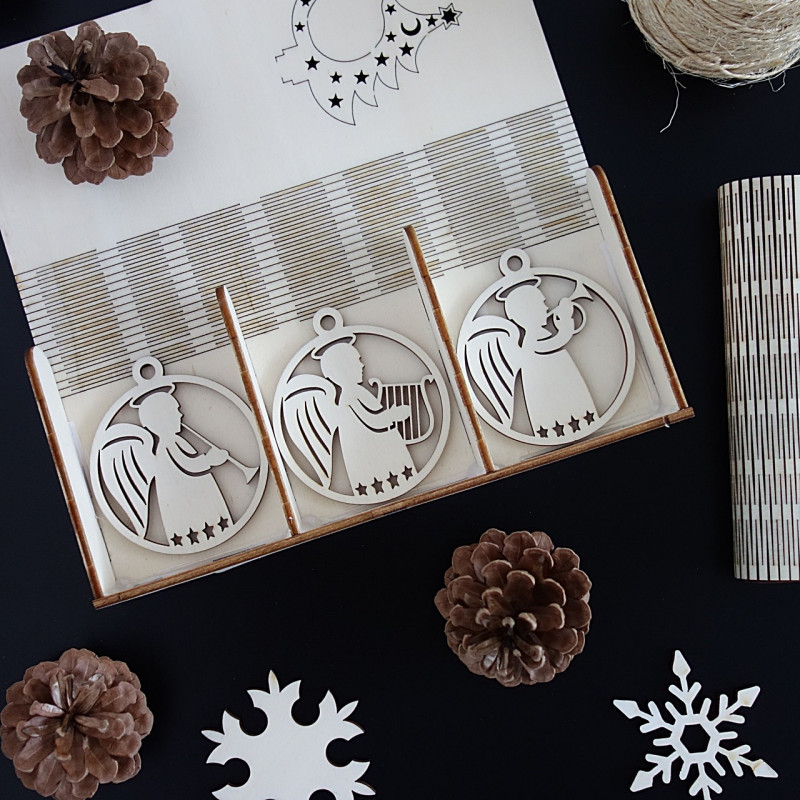 Set de decorațiuni de Crăciun pentru plăcere, 1 set-18 bucăți