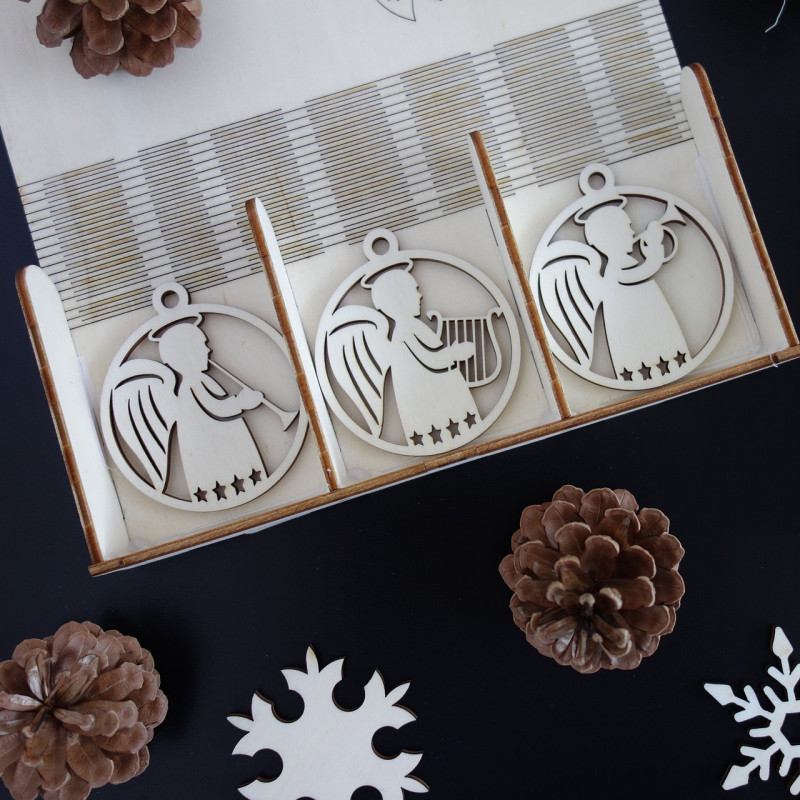 Set de decorațiuni de Crăciun pentru plăcere, 1 set-18 bucăți