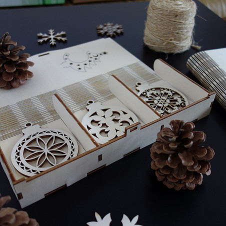 Ornamente pentru pomul de Crăciun, 1 set-18 bucăți