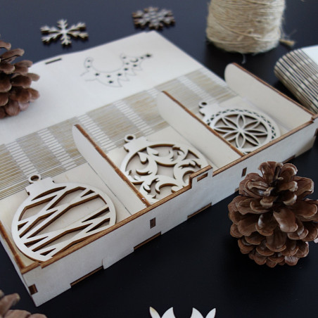 Colecție de decorațiuni de Crăciun, 1 set-18 bucăți