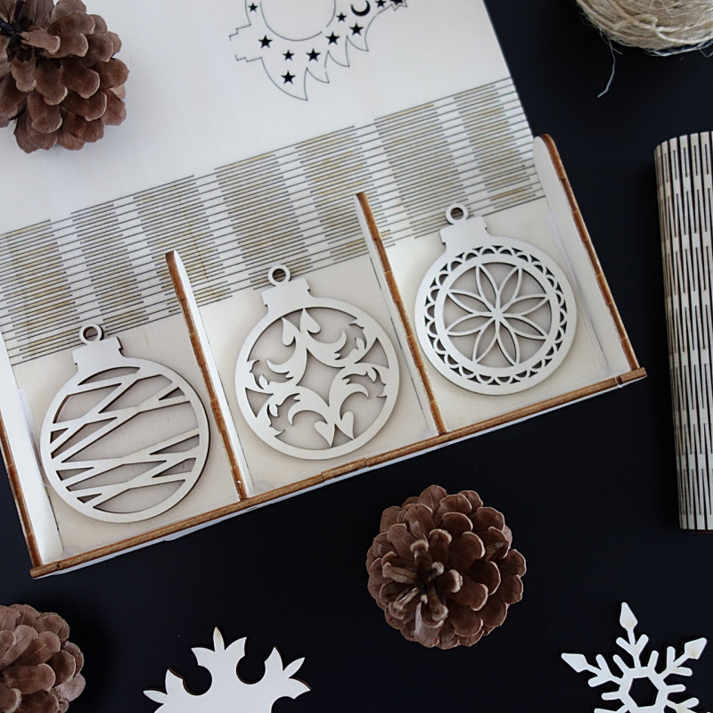 Colecție de decorațiuni de Crăciun, 1 set-18 bucăți