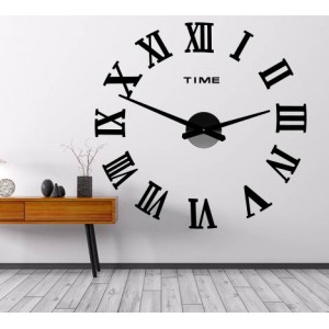 Adeziv pentru ceas de perete MAXI PLEXI - cifre romane 2D