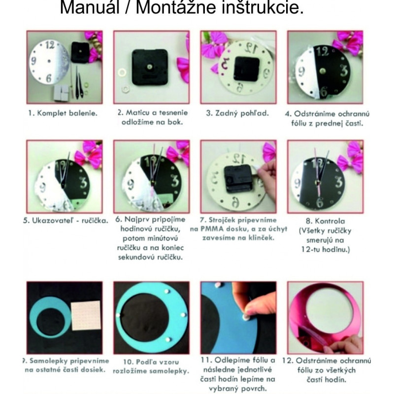 Ceas de perete în sufrageria SWITCH