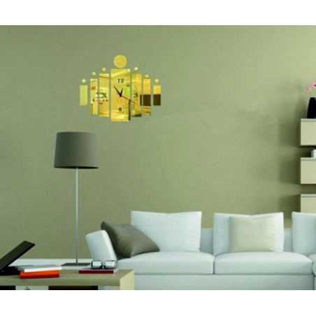 Ceas de perete adeziv HOJOKER DIY, cadou