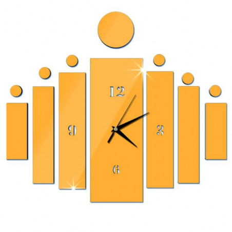 Ceas de perete adeziv HOJOKER DIY, cadou