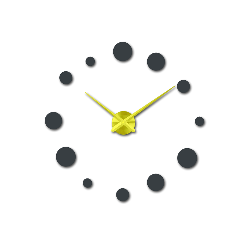 Ceas de perete mare punct (ceas de perete modern) DEKORAJ