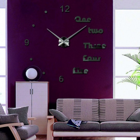 Ceas de perete 3D modern DRIWAL DIY