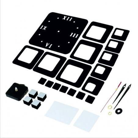 Ceas de perete pătrat modern 50x40 cm FIGARO