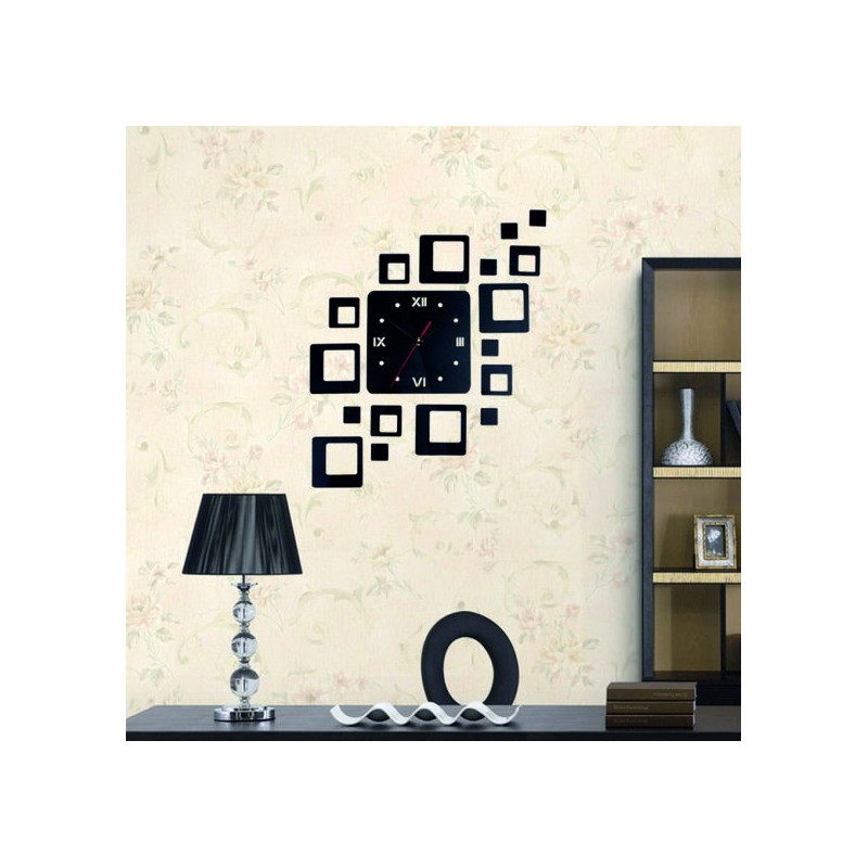 Ceas de perete pătrat modern 50x40 cm FIGARO