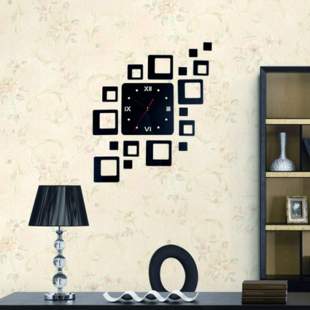 Ceas de perete pătrat modern 50x40 cm FIGARO