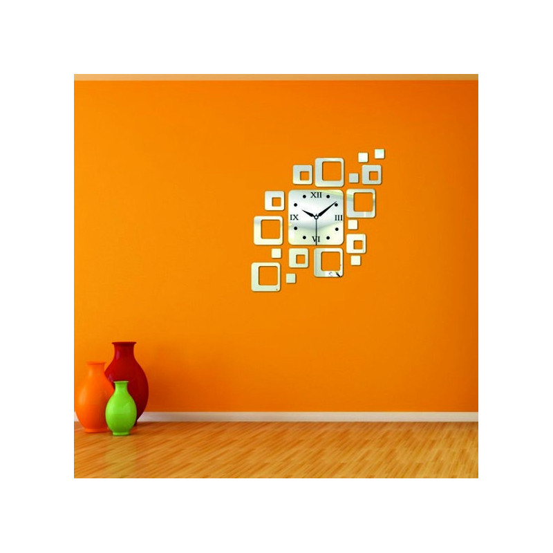 Ceas de perete pătrat modern 50x40 cm FIGARO