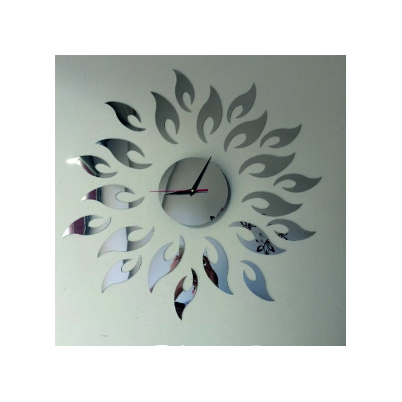 Ceas de perete Mirror Sun, 42x42 cm