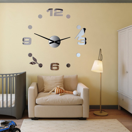 Ceas de perete adeziv Pohoda Line DIY