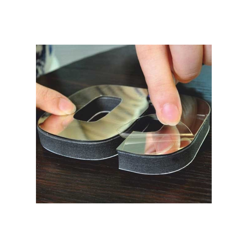 Wall Clock Mirror. Punching oglinda numere de ceas DIY NOSPEN