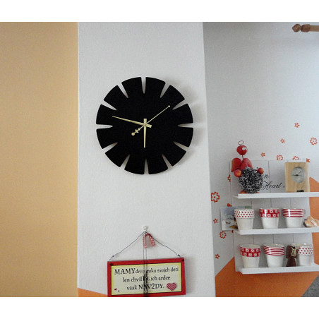 Ceas de perete din lemn, fabricat din HDF SPECTRA