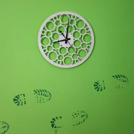 Ceas de perete din lemn-Flumo