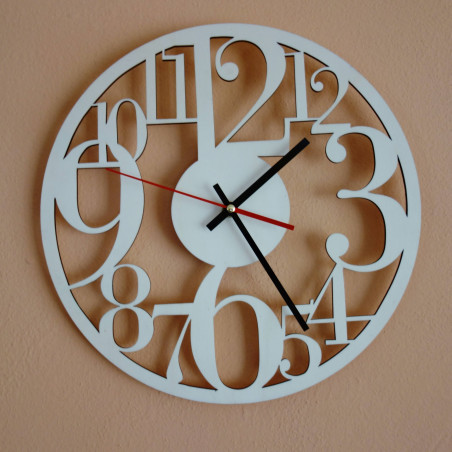 Ceas de perete din placaj de lemn E timpul pentru o schimbare Filp Ceas de perete din placaj de lemn E timpul pentru o schimbare Filp