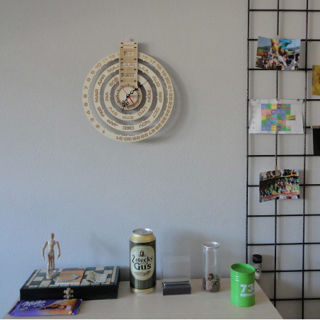 Calendar din lemn calendar de perete ceas calendar din lemn gravat cu laser CALENDAR Calendar din lemn calendar de perete ceas calendar din lemn gravat cu laser CALENDAR
