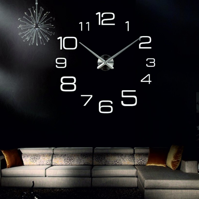 Ceas de perete Design mare Ceas DIY KULFOLD