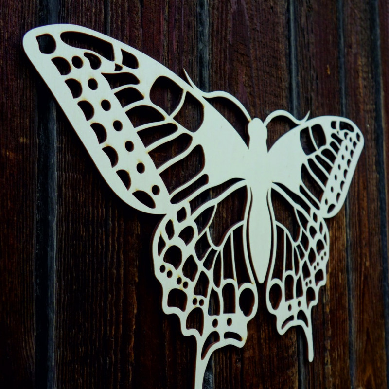 Fluture de noapte sculptat din placaj L 420X 257 mm LEOPARTID