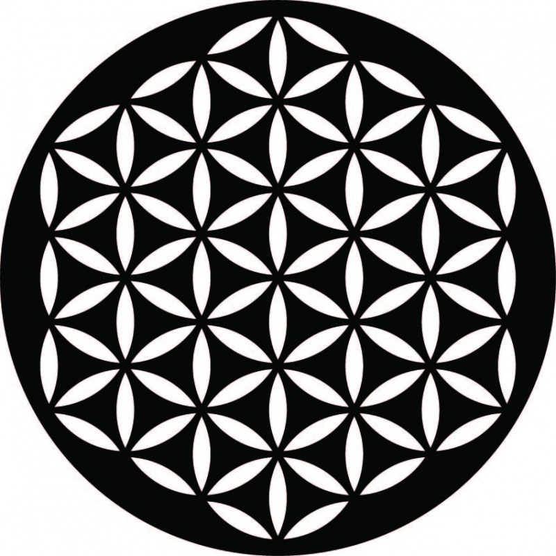 Mandala Wellbeing Imagine de perete din lemn din placaj YISUIYU