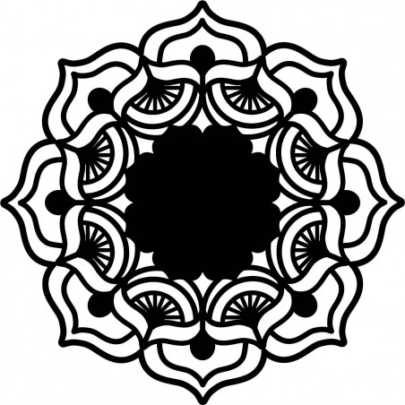 Trandafirul vieții sa ridicat în jurul unei imagini de lemn pe un perete de placaj Mirek