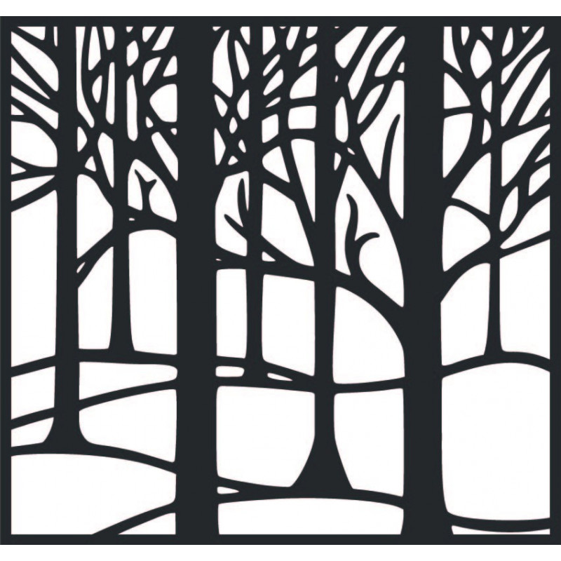 Pictura in perete sculptata din placaj de lemn Topoľ Lube