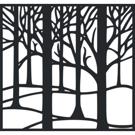 Pictura in perete sculptata din placaj de lemn Topoľ Lube