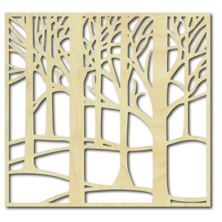 Pictura in perete sculptata din placaj de lemn Topoľ Lube