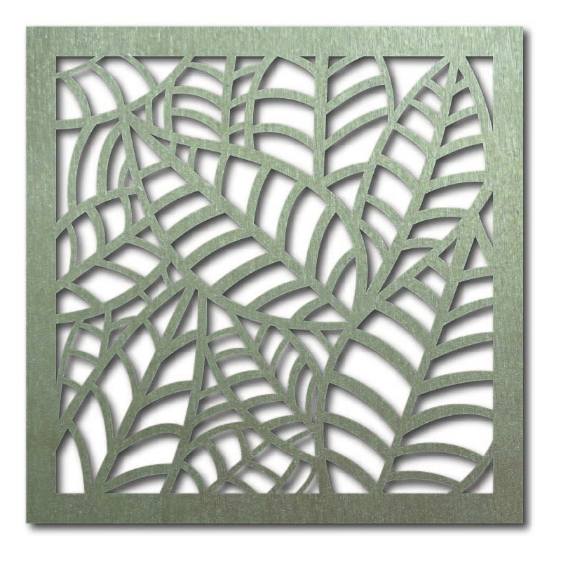 Pictură murală sculptată din placaj de lemn Poplar FERN