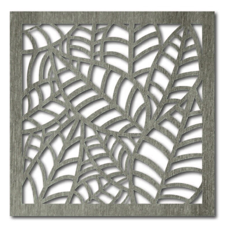 Pictură murală sculptată din placaj de lemn Poplar FERN