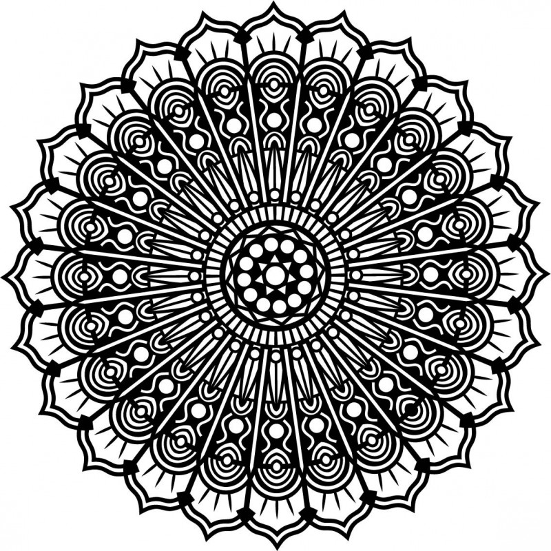 Pictură murală din placaj cu mandala, floarea păcii, SILVIA