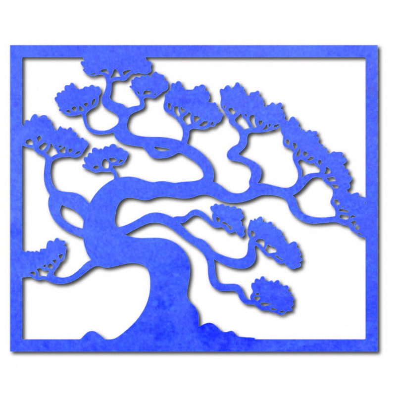 Imagine din lemn pe peretele unui placaj din lemn de bonsai DRAZSKA