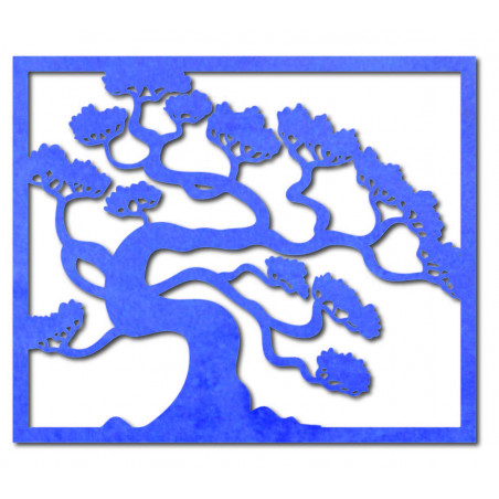 Imagine din lemn pe peretele unui placaj din lemn de bonsai DRAZSKA