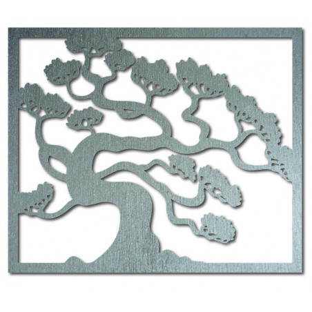 Imagine din lemn pe peretele unui placaj din lemn de bonsai DRAZSKA