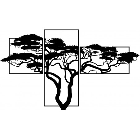 Pictură murală din lemn BONSAI Pictura este alcătuită din trei părți SKALICA Pictură murală din lemn BONSAI Pictura este alcătuită din trei părți SKALICA