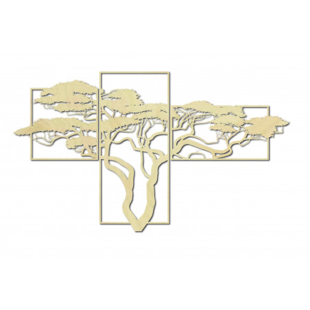 Pictură murală din lemn BONSAI Pictura este alcătuită din trei părți SKALICA Pictură murală din lemn BONSAI Pictura este alcătuită din trei părți SKALICA