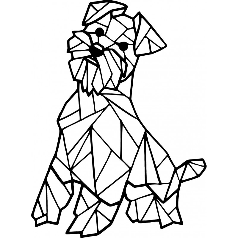 STYLESA  pictura moderna pe cainele de perete HAFINKO PR0228 negru