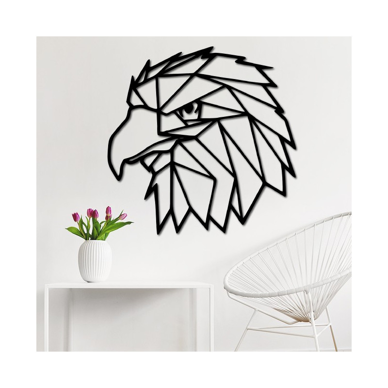 STYLESA Imagine sculptată   pe perete forme geometrice vultur PR0234 negru