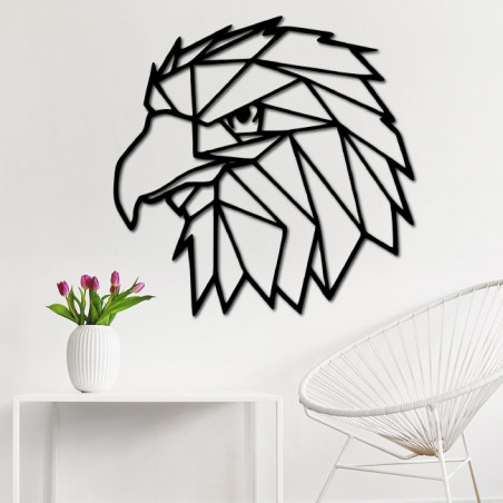 STYLESA Imagine sculptată   pe perete forme geometrice vultur PR0234 negru
