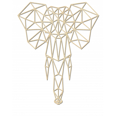 STYLESA Imagine din lemn   pe perete GEOMETRIC PR0226 BLACK