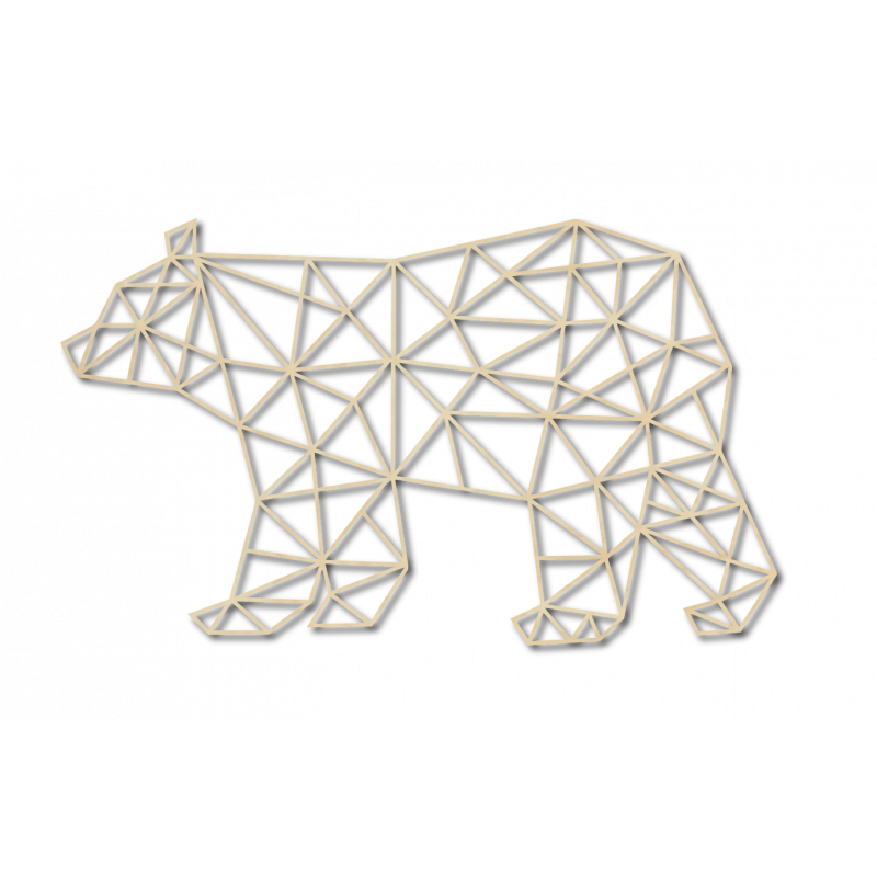 SENTOP Imagine sculptată pe peretele unui urs negru