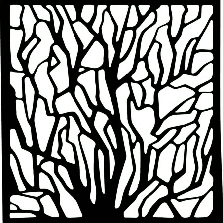 Panou decorativ din lemn cu motiv abstract de copac pentru perete.
