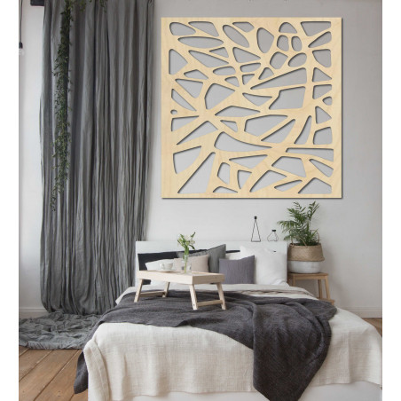 Pictură murală sculptată din placaj de lemn HORLAT