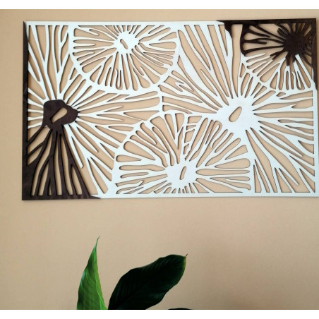 Pictura de perete sculptata din placaj din lemn plop original / maro FORGHF