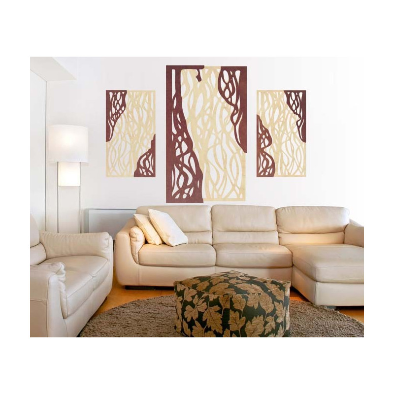 Imagine minunată pe peretele placajului din lemn