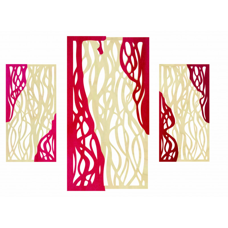 Imagine minunată pe peretele placajului din lemn