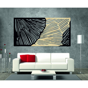 Pictură de perete 3D de bun gust, realizată din placaj partea din spate Poplar original, culoarea părții din față la alegerea dv